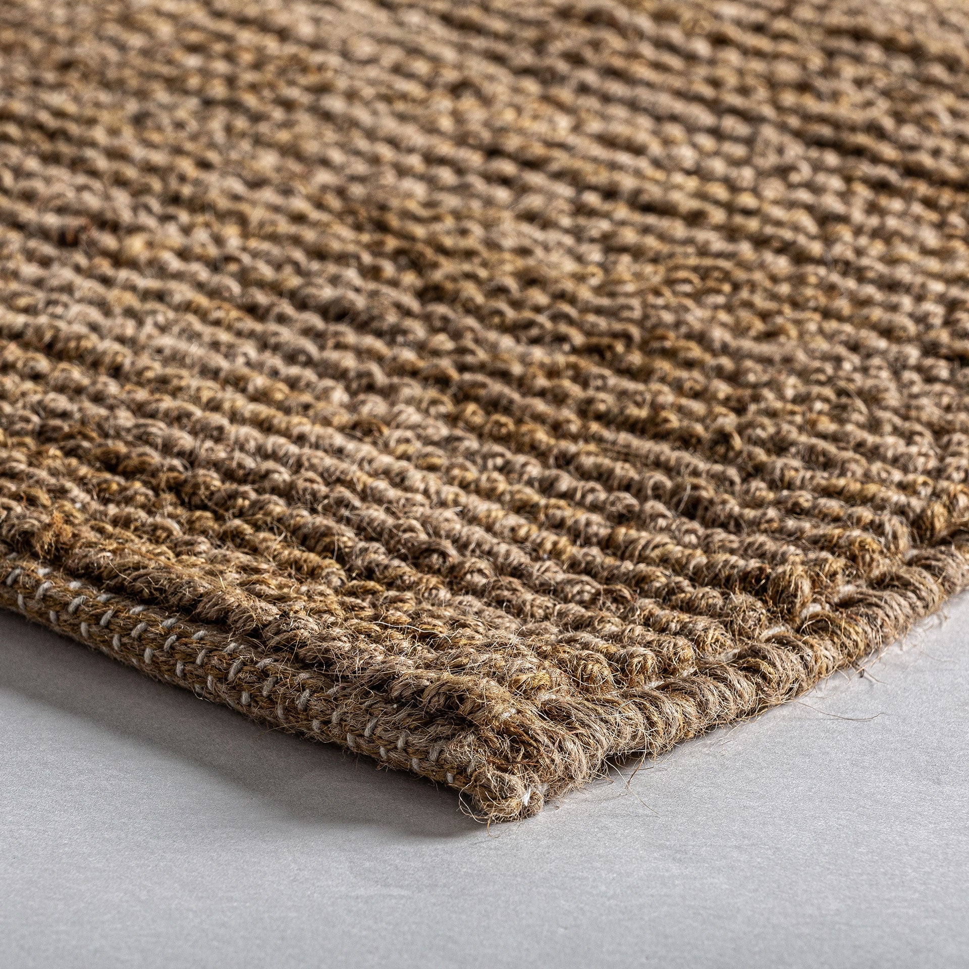 Bambua Tish tappeto juta cotone 340x240 marrone