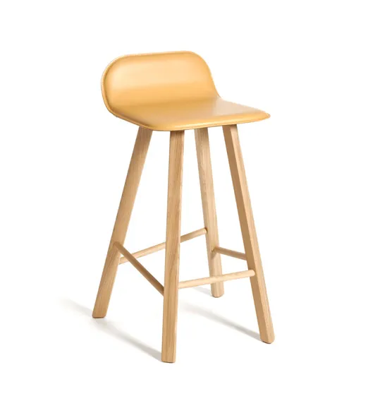 Colé Tria Stool LB sgabello imbottito schienale basso