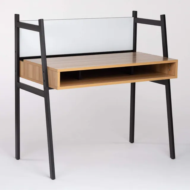 Sklum Rhank Style scrivania nera con lavagna