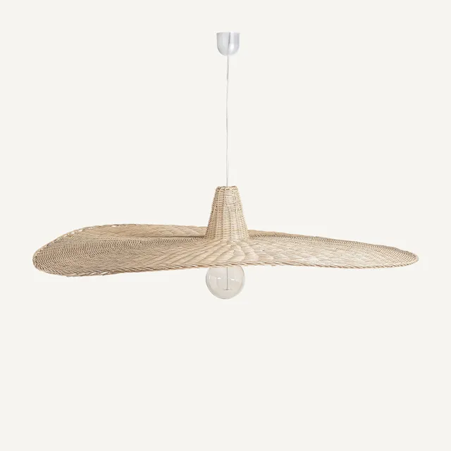 Bambua Uxmal lampadario rattan 80 cm naturale