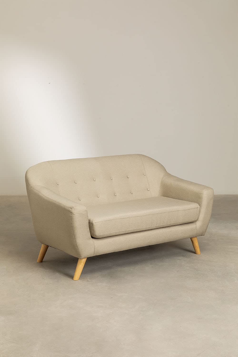 Sklum Aktic Divanetto 2 Posti Lino 148x83 cm Beige