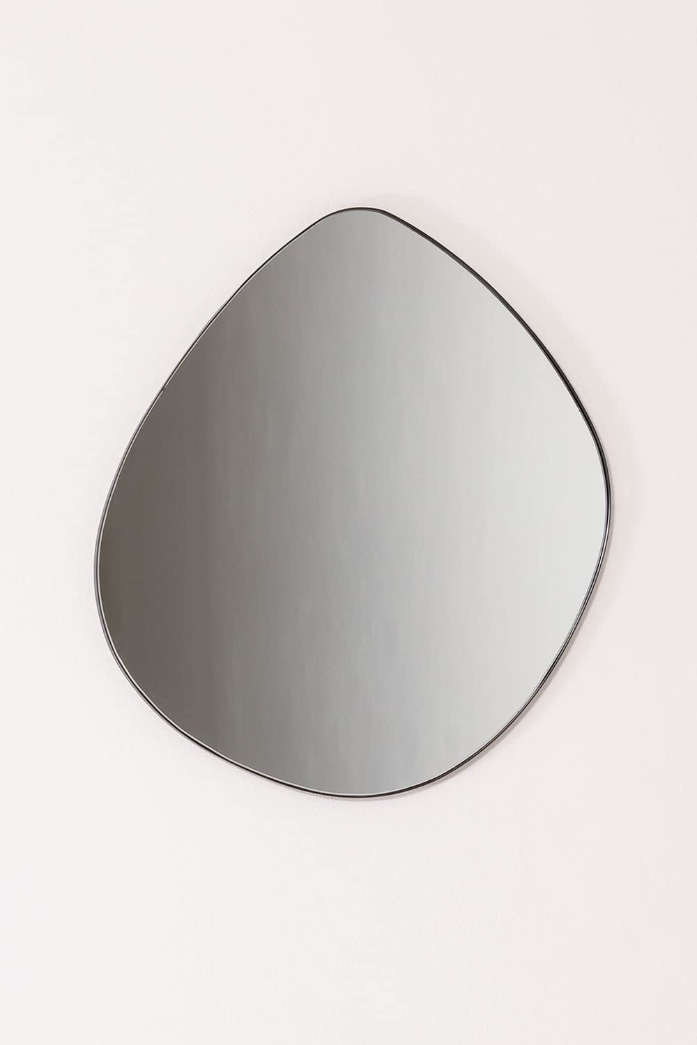 Sklum Astrid Specchio da Parete Nero 60x67 cm in Metallo