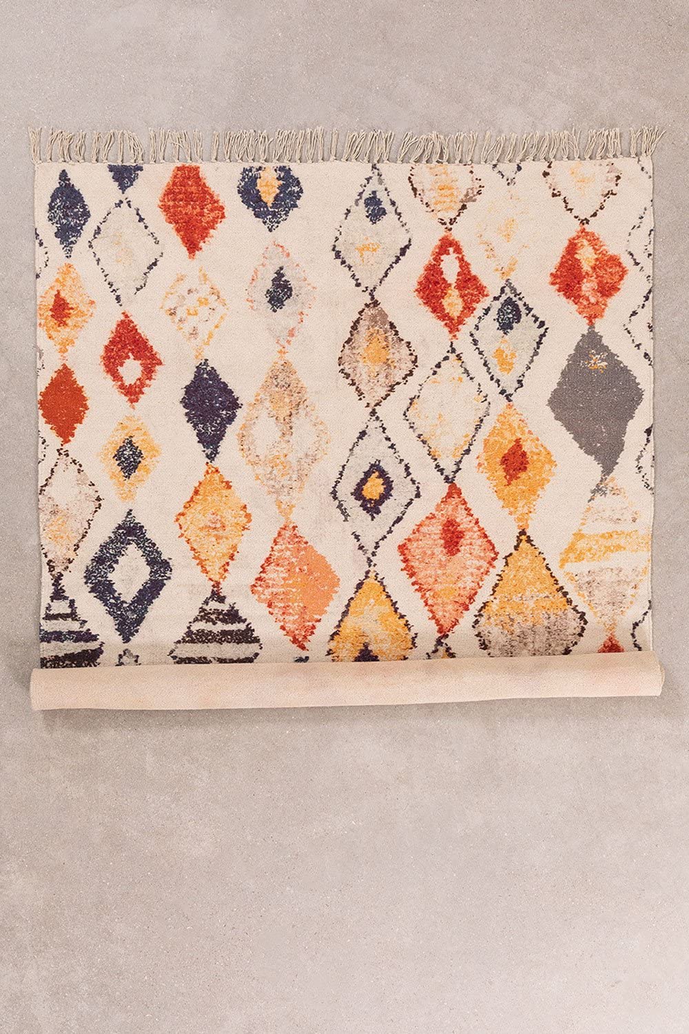 Sklum Yuga Ethnic Colors tappeto in cotone 195x125 cm
