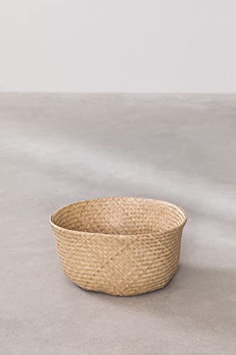 Sklum Kahs portavaso 40x38 cm in giunco intrecciato