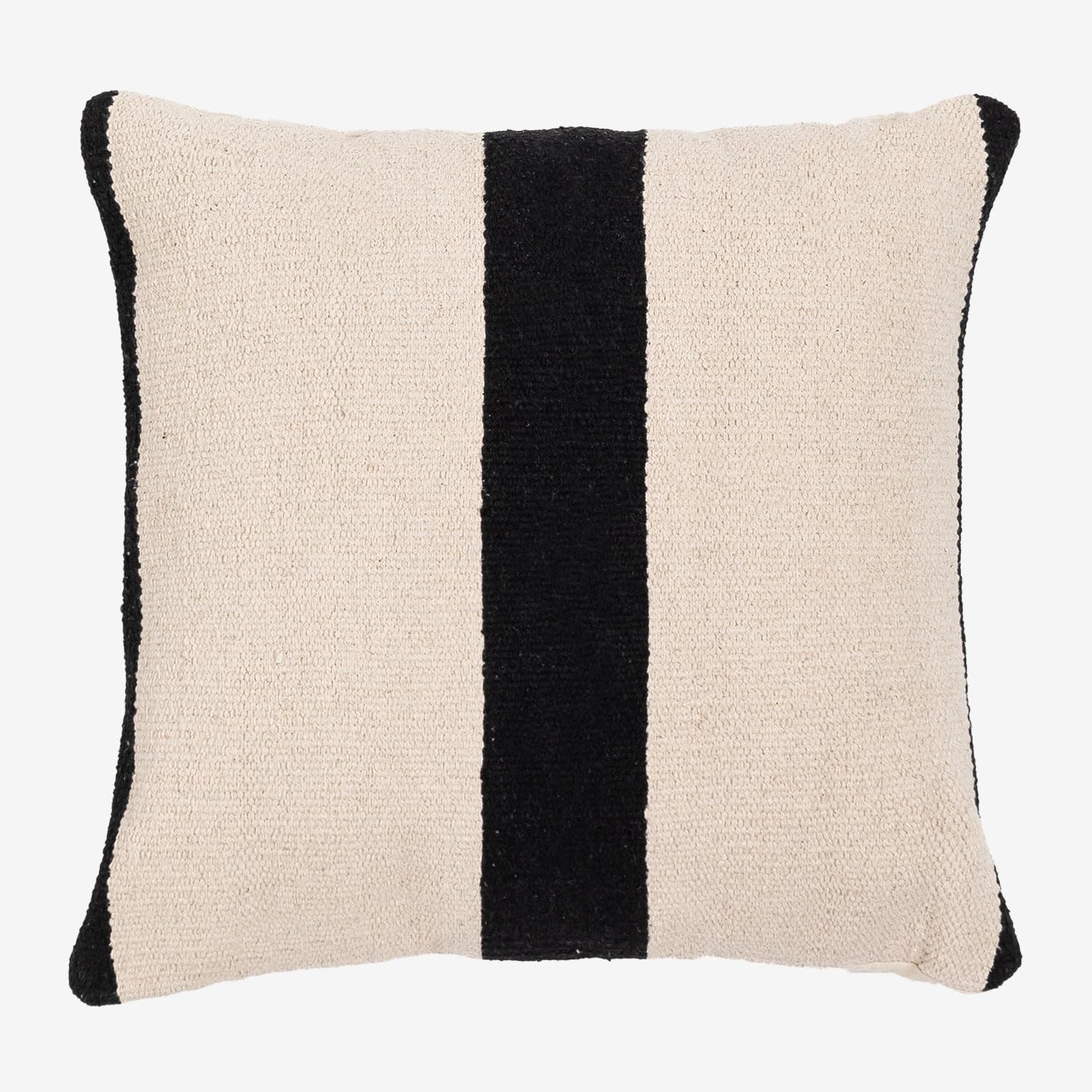 Sklum Corwin cuscino quadrato 45x45 bianco e nero cotone