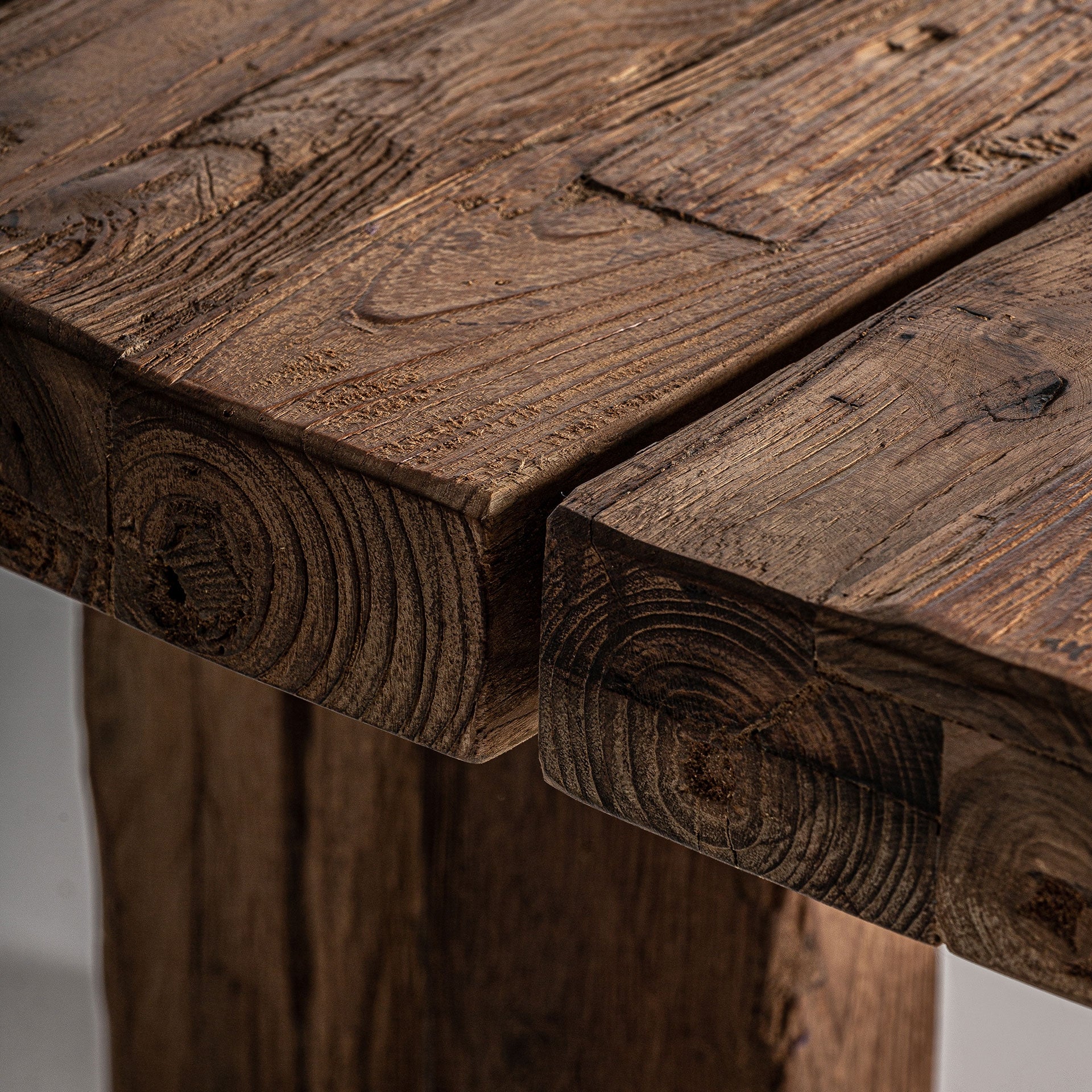 Bambua Nysted tavolino legno recupero marrone