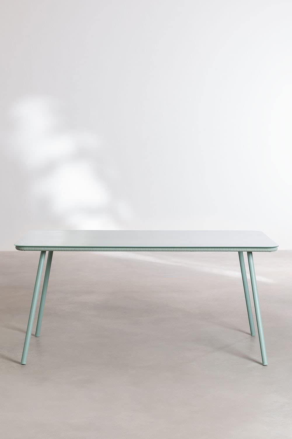 Sklum Arhiza Style tavolo giardino 160x90 vetro celadon