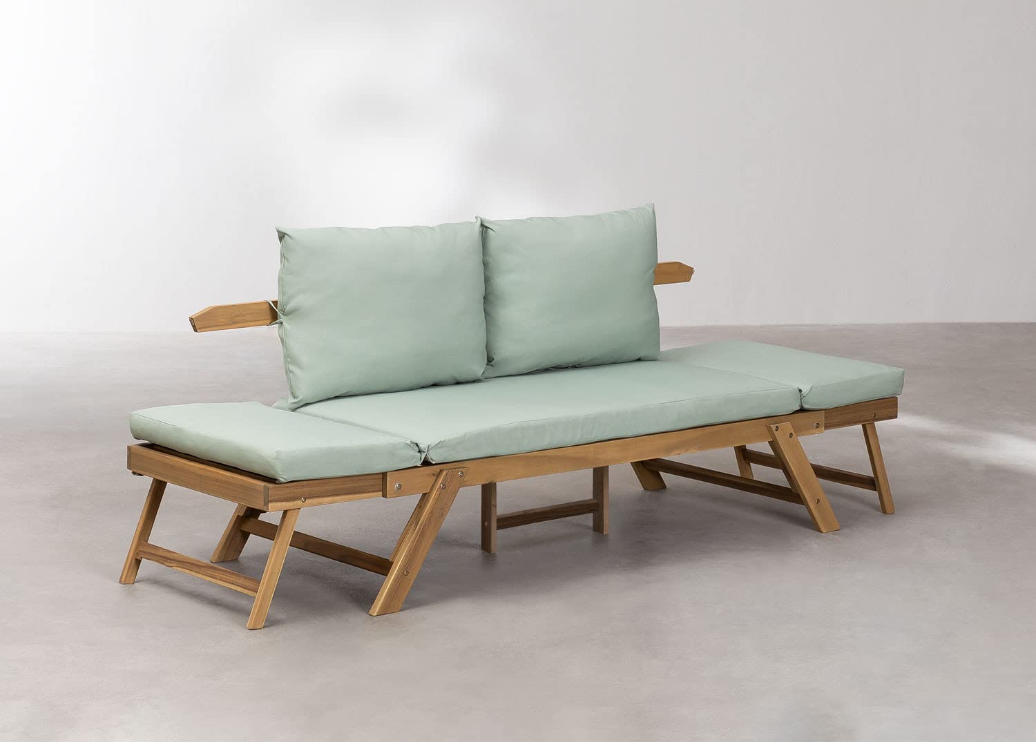 Sklum Guille Style Divano da Giardino 3 Posti Celadon