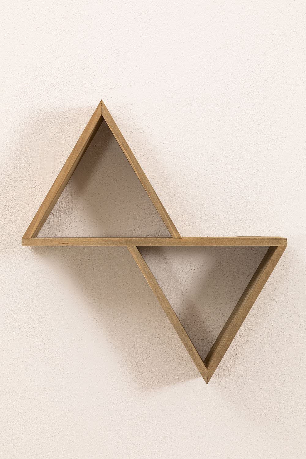 Sklum Alps Mensola a Parete Legno Pino 40 cm Triangolare