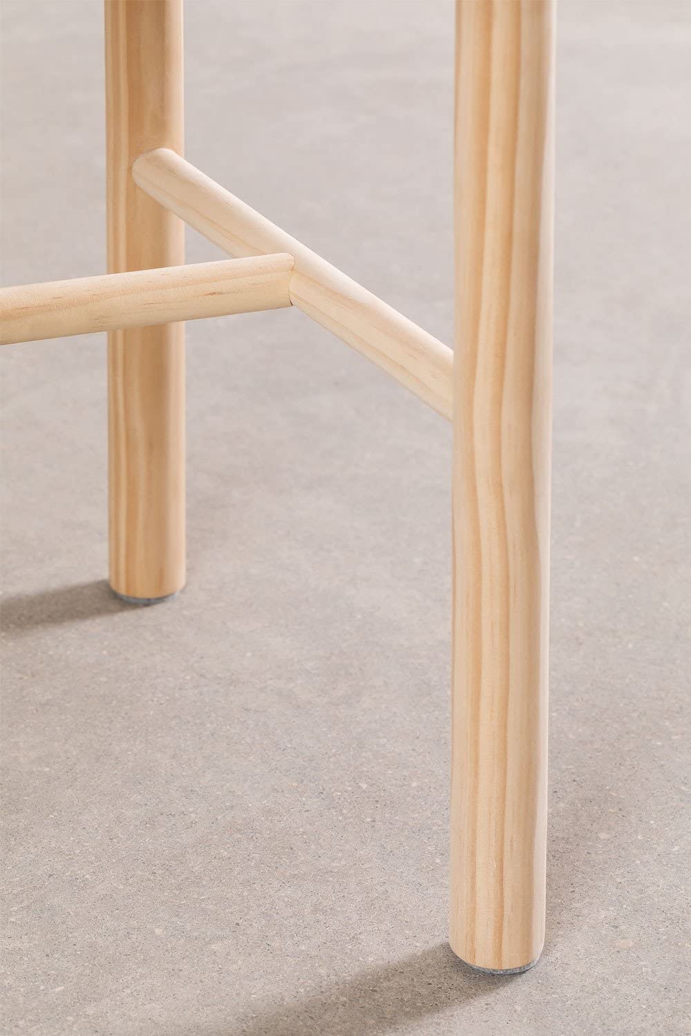 Sklum Riolut Tavolino Rotondo Rattan Marrone Naturale Ø50