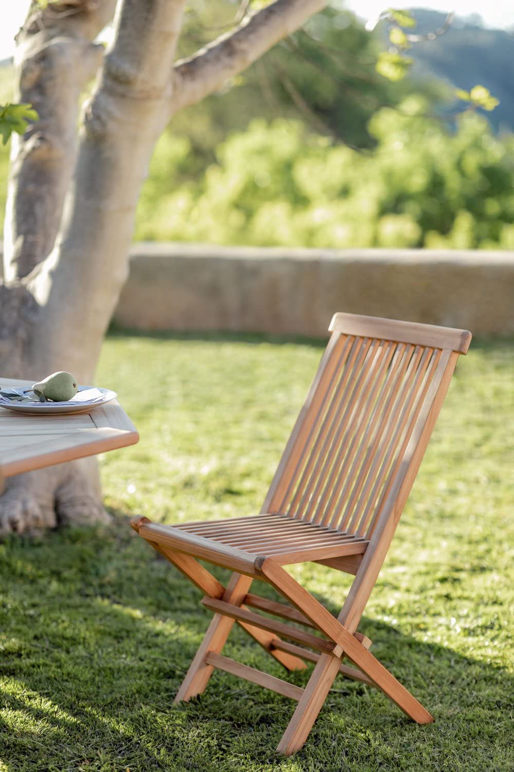 Sklum Pira Style set 2 sedie pieghevoli da giardino in teak