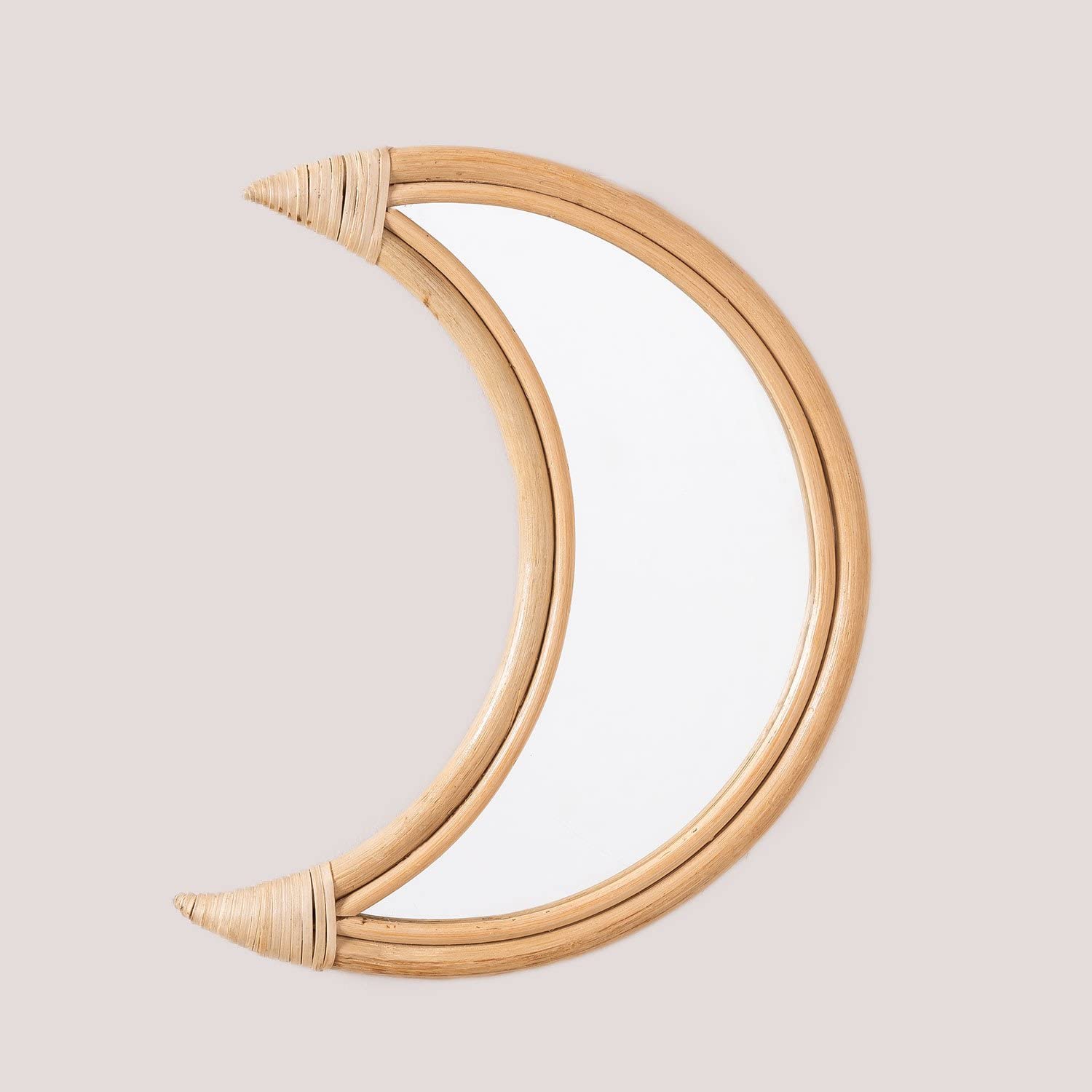 Sklum Jonik specchio parete rattan natural 28 cm