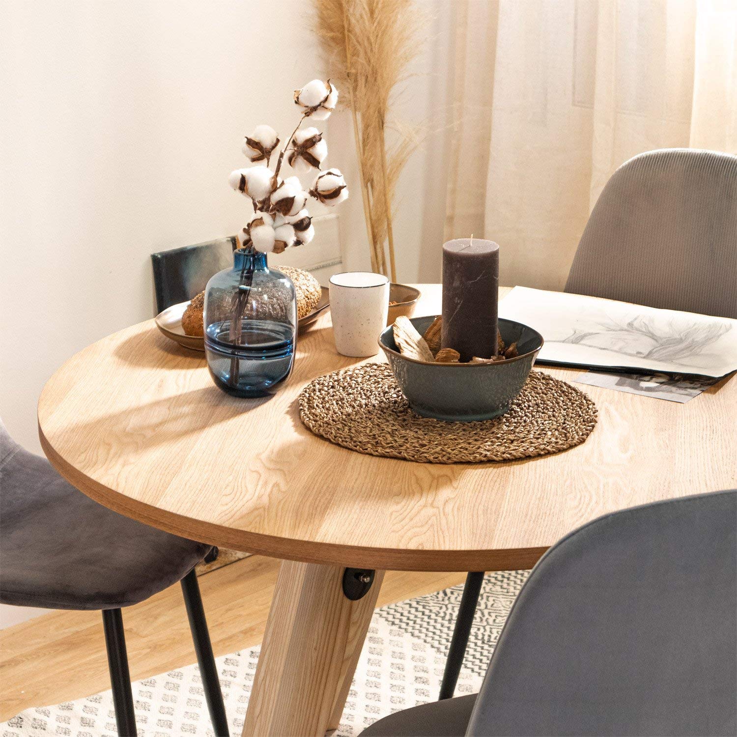Sklum Akua vaso in vetro 15,5x25,5 cm rotondo