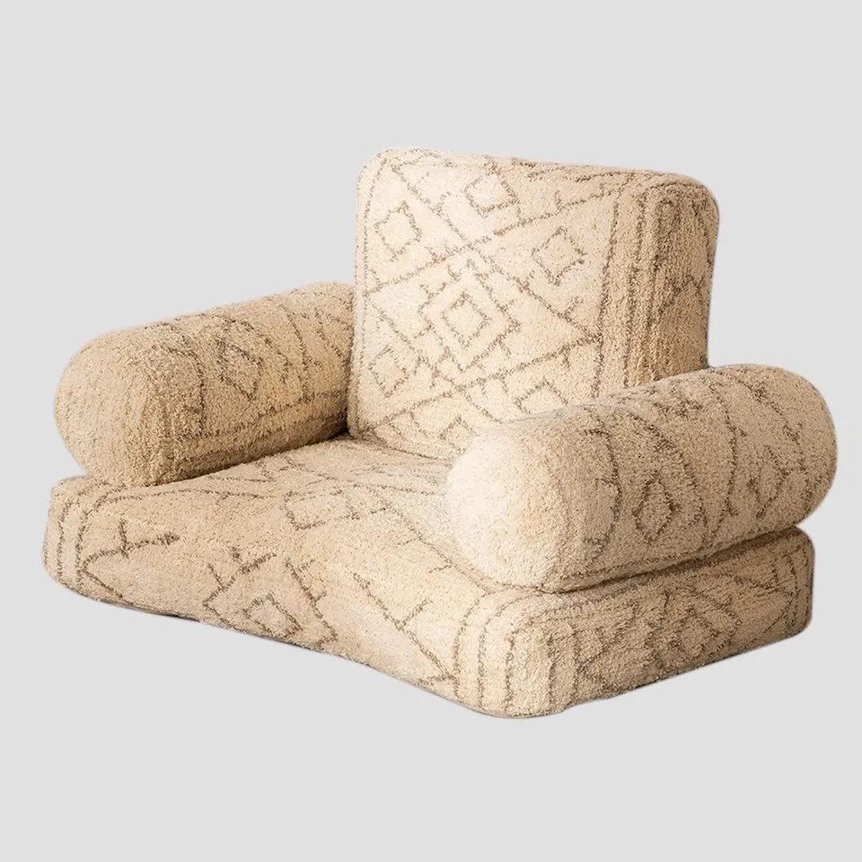 Sklum Abdul set 4 cuscini cotone beige crema etnico