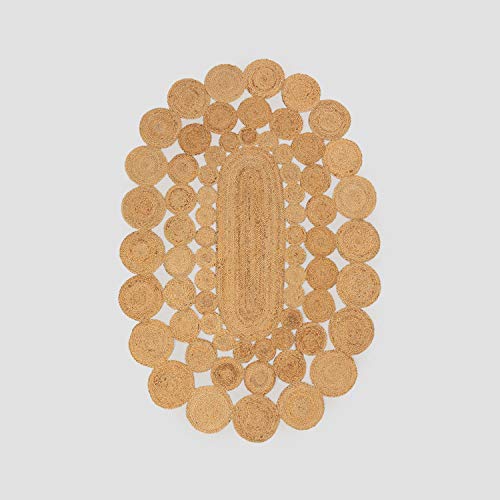 Sklum Dantum Tappeto Ovale Juta 178x120 cm Naturale