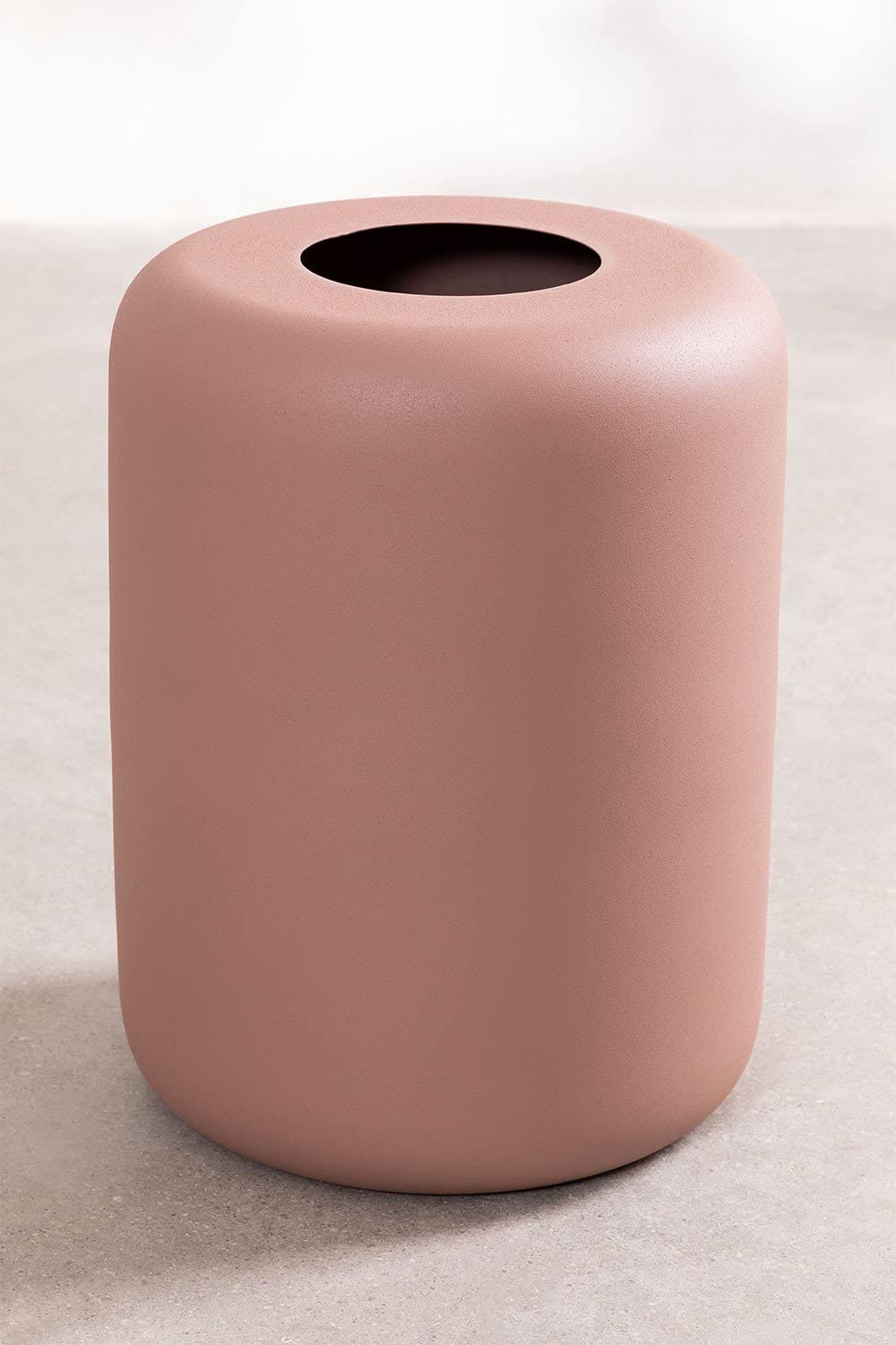 Sklum Dehli Rosa vaso in metallo geometrico