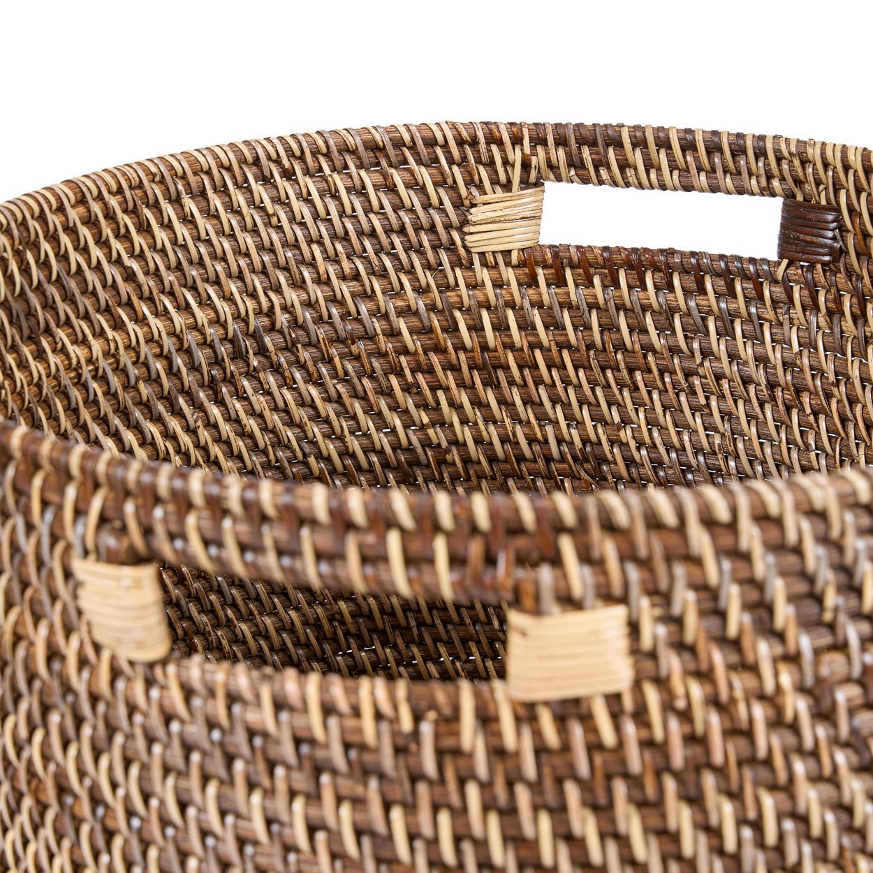 Bambua Laundrilla cesto biancheria rattan marrone