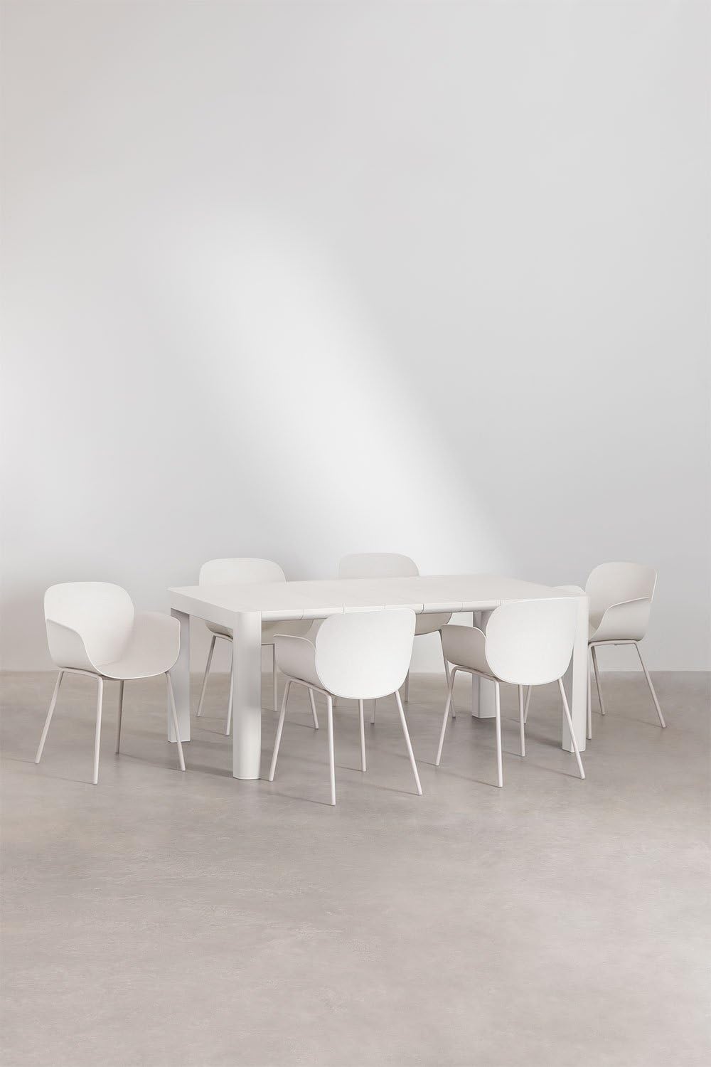 Sklum Arnadine set da giardino 180x100 6 sedie esterno