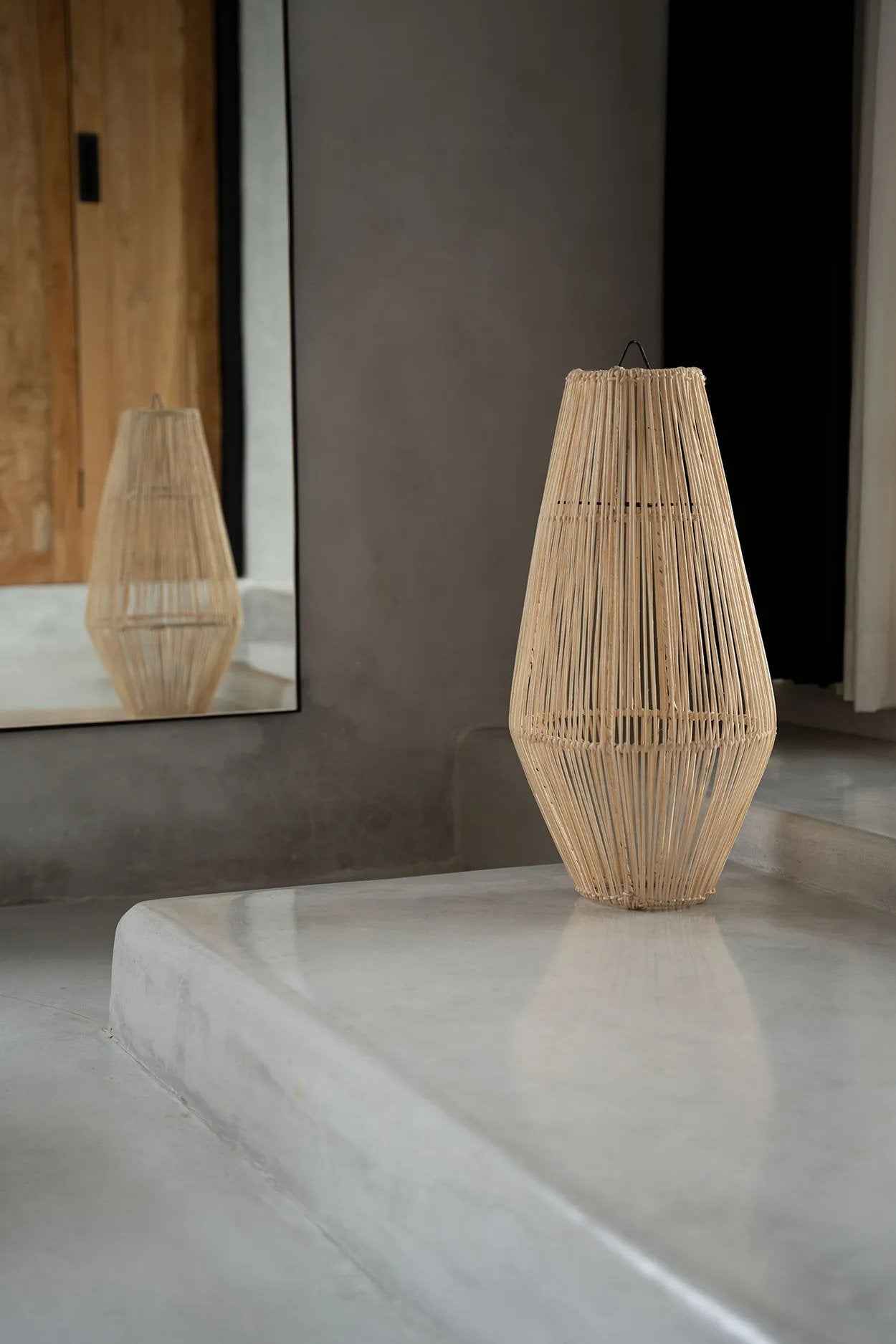 Bambua Afrodisiac M lampada a sospensione naturale rattan