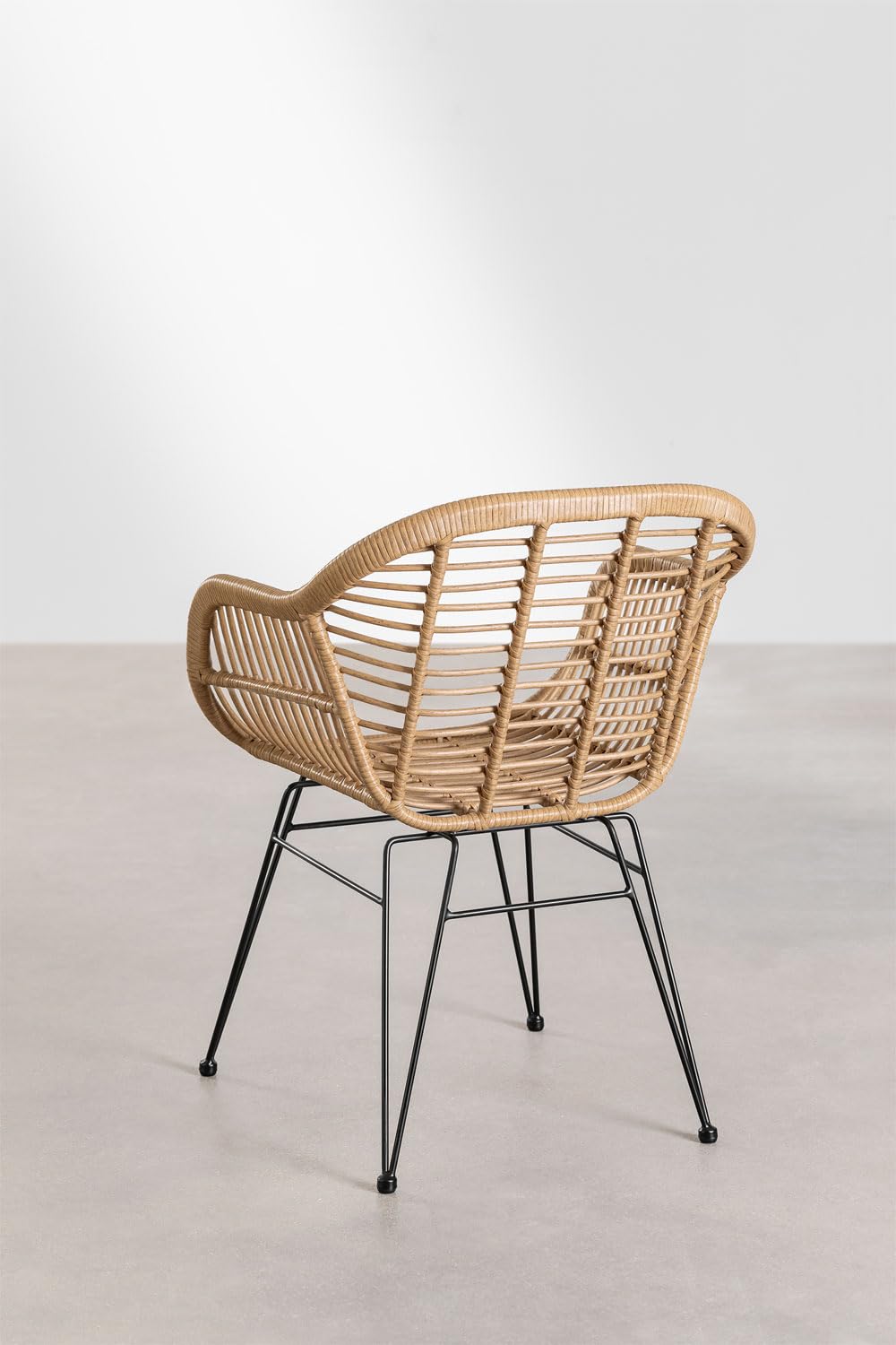 Sklum Zole sedia da giardino rattan sintetico braccioli