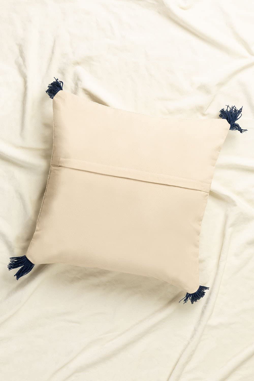 Sklum Azanel cuscino quadrato cotone 50x50 cm beige crema