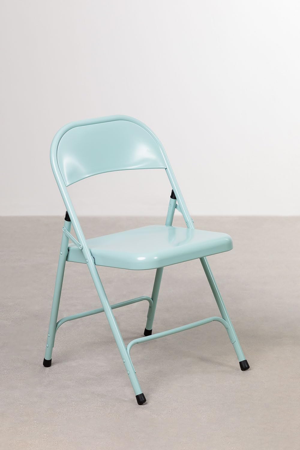Sklum Ukla set 2 sedie pieghevoli blu acciaio