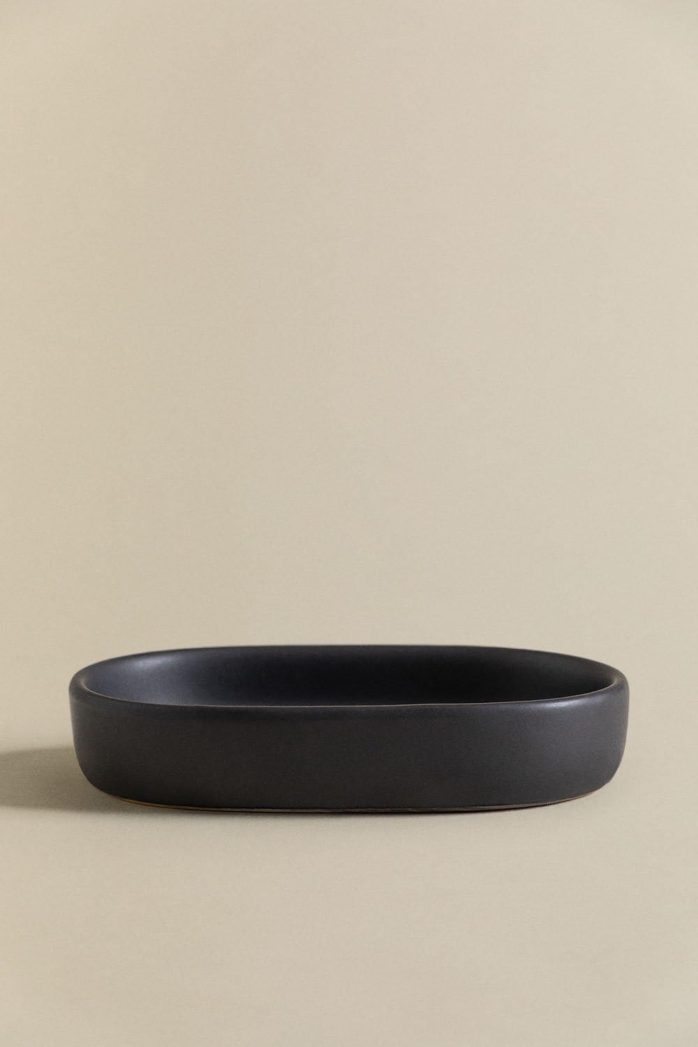 Sklum Pierk portasapone ceramica nero ovale