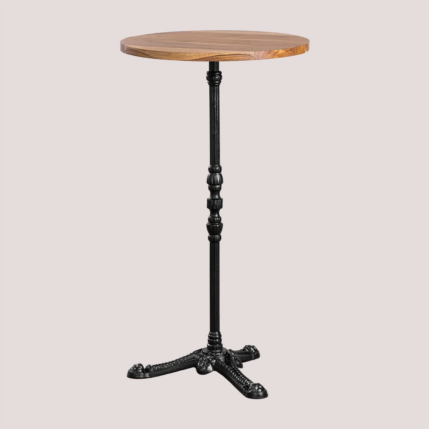 Sklum Azteca Tavolo Alto Rotondo 60 cm Acacia