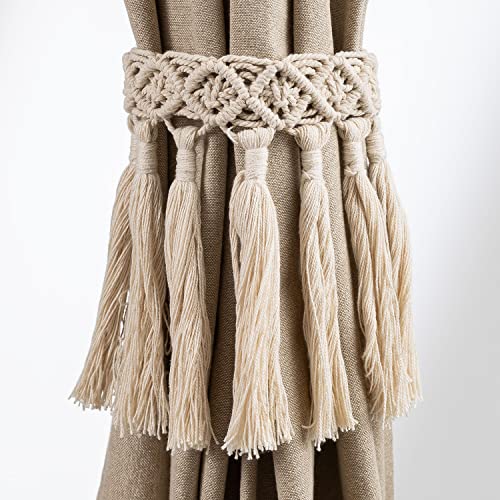 Sklum Milena fermatende in cotone beige crema set 2