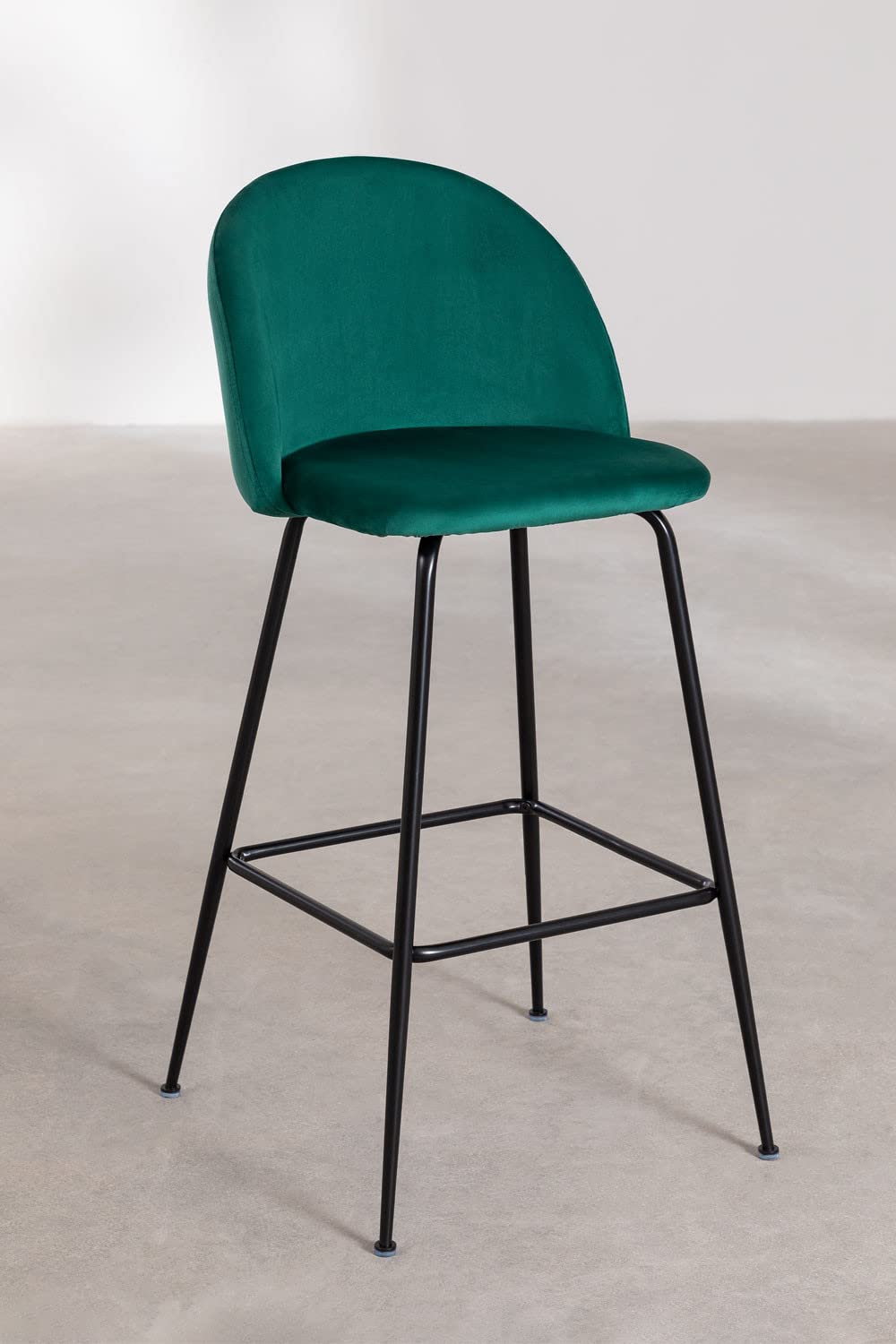 Sklum Kana sgabello alto in velluto 75 cm