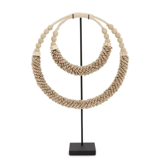 Bambua Double Shell Decorazione Conchiglie Naturale