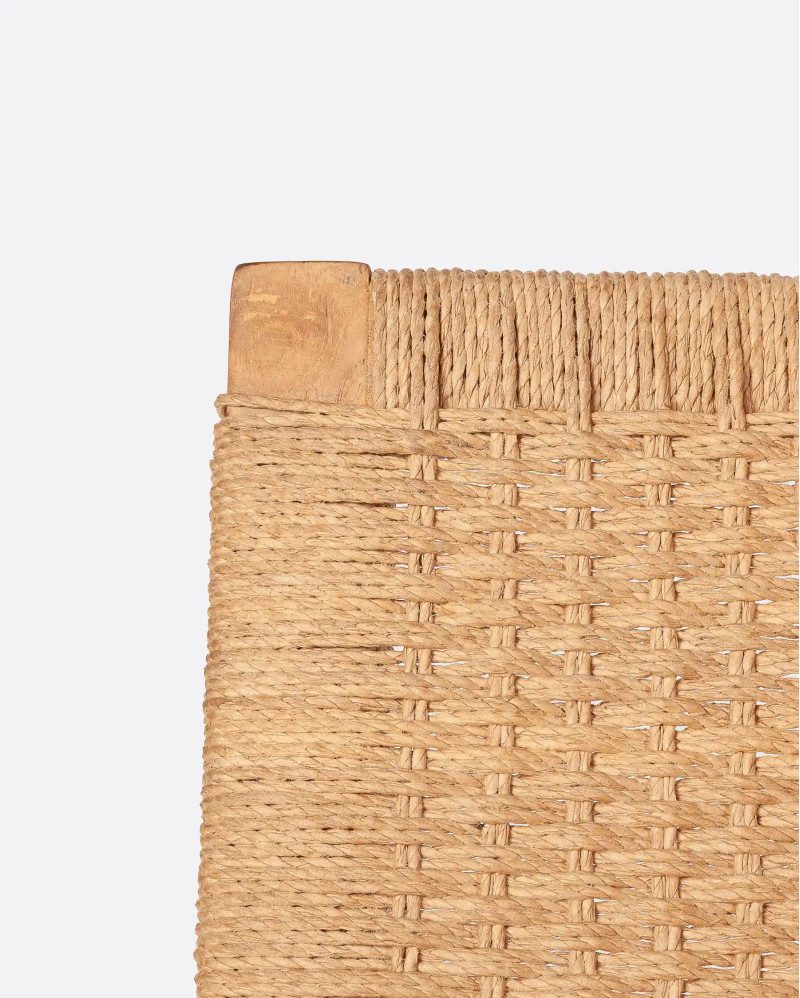 Bambua Lawit poltrona lounge in teak e corda
