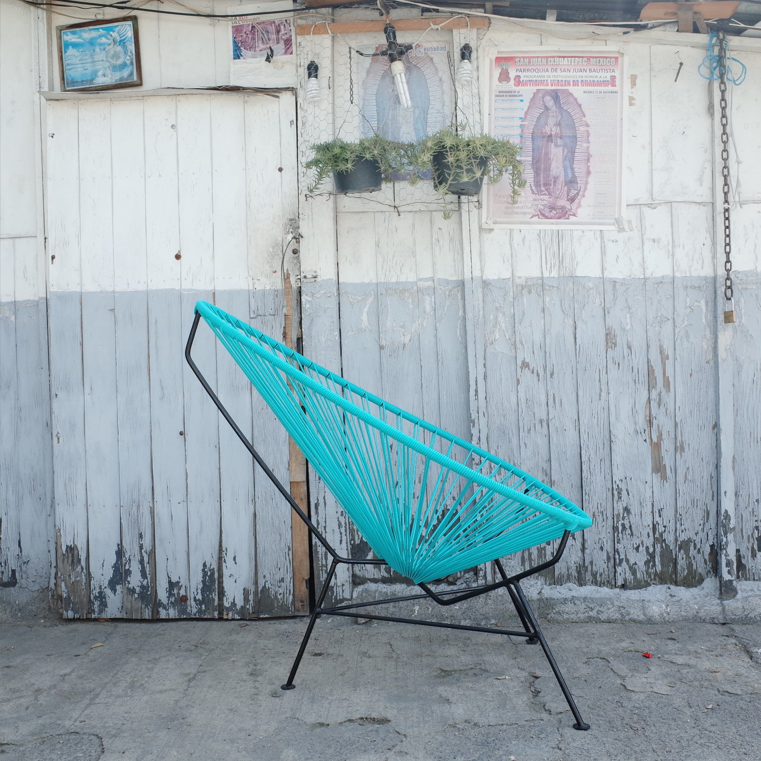 Acapulco Design Chair poltrona aqua verde da esterno