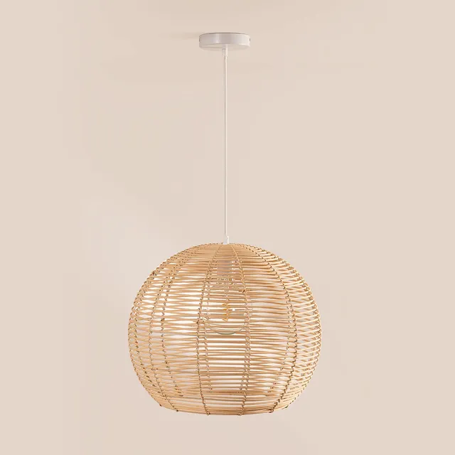 Sklum Alpe lampada da soffitto rattan Ø45 cm