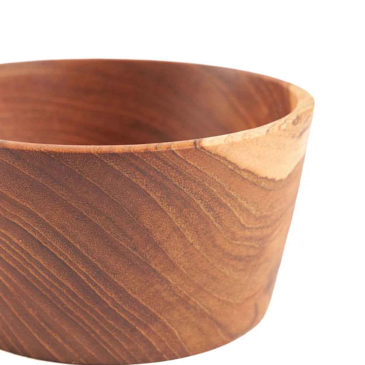 Bambua Popcorn Snack Bowl ciotola snack teak