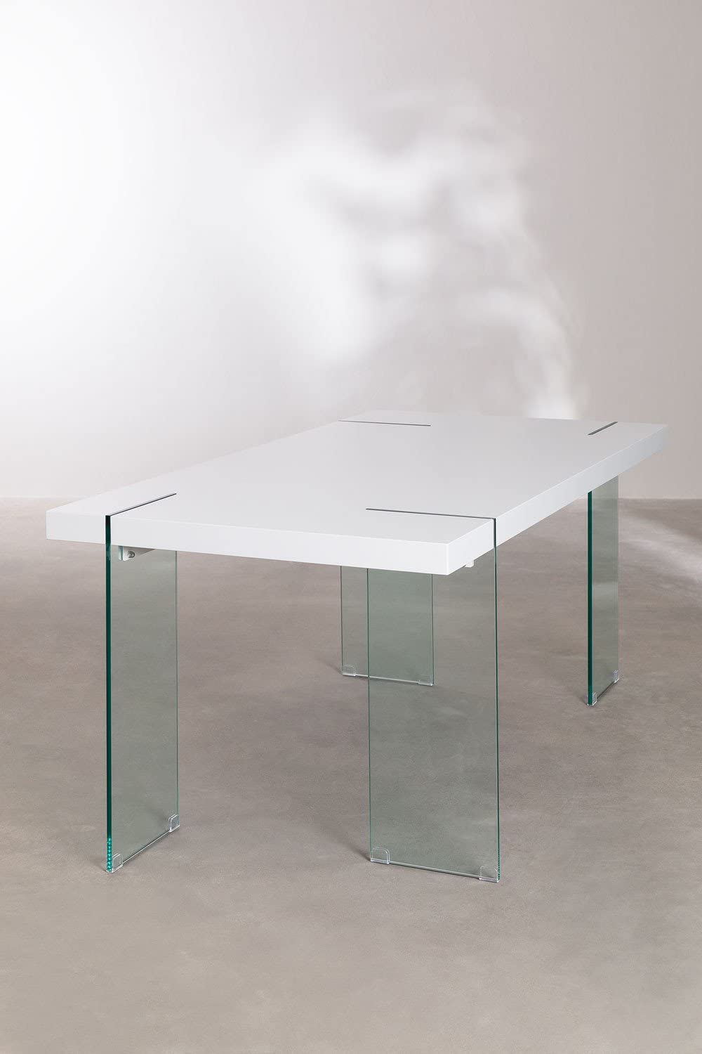 Sklum Kali tavolo da pranzo 190x95 cm gambe in vetro