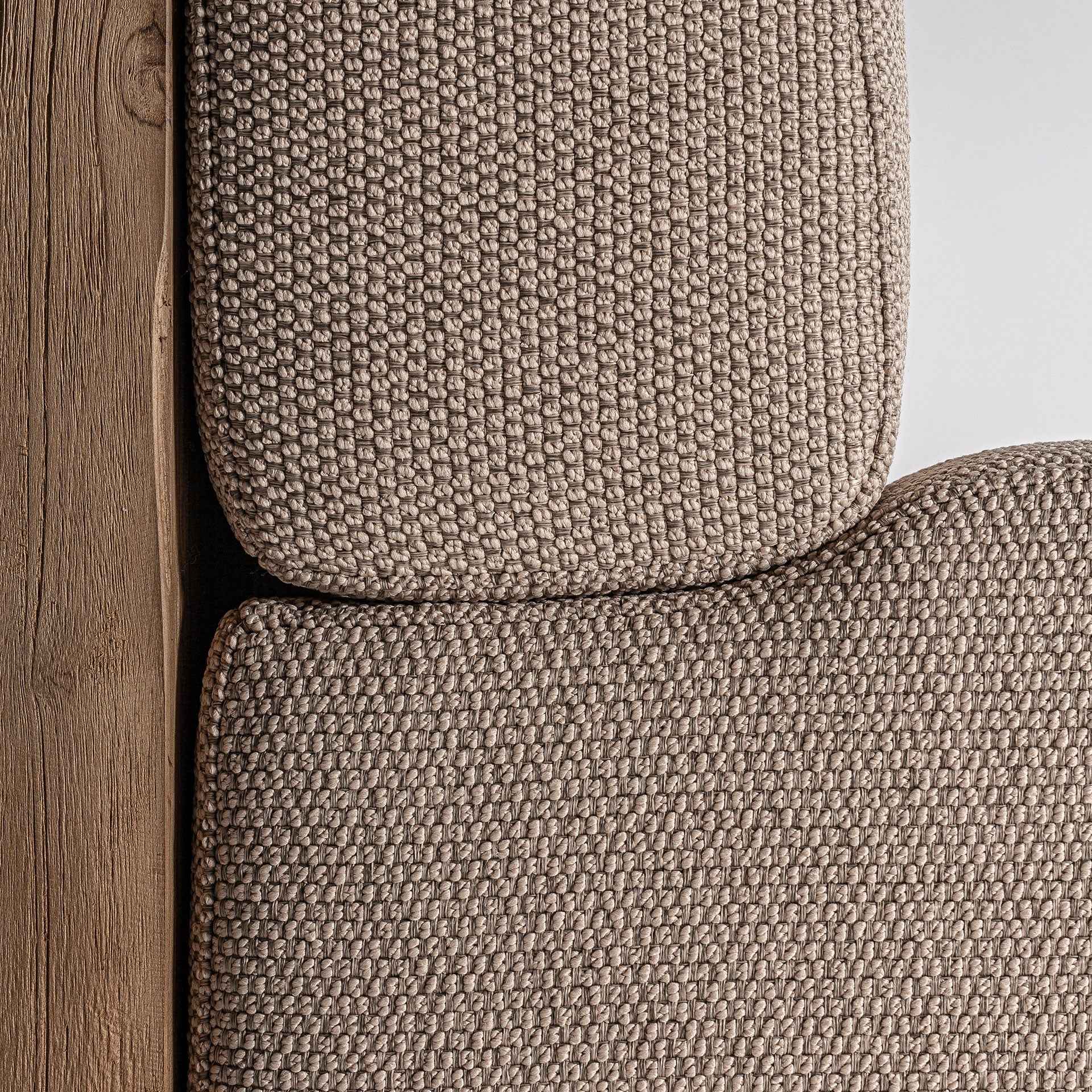 Bambua Pure poltrona legno beige da esterno