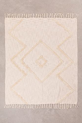 Sklum Neutre plaid in cotone beige crema