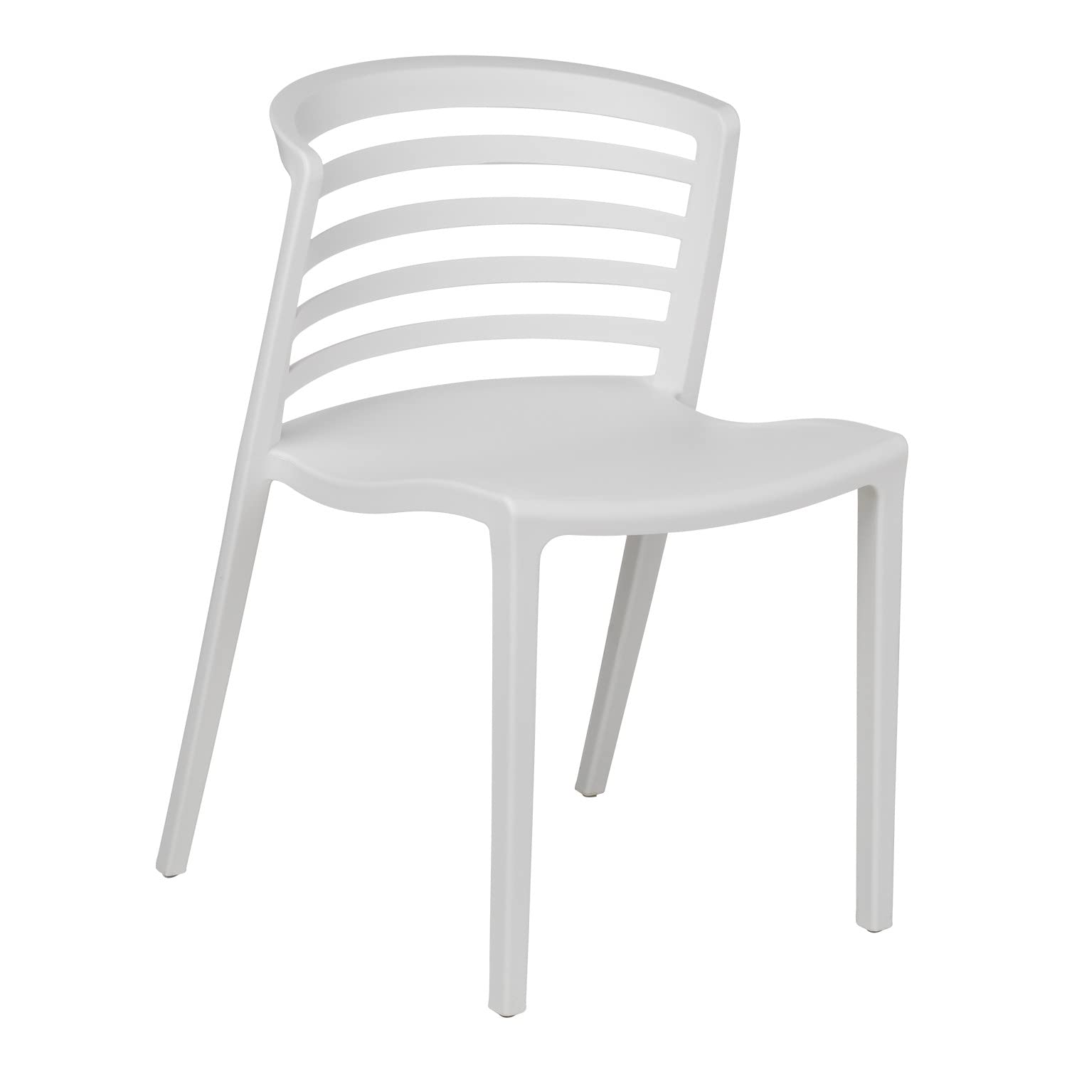 Sklum Mauz sedia giardino bianco 2 pezzi impilabile