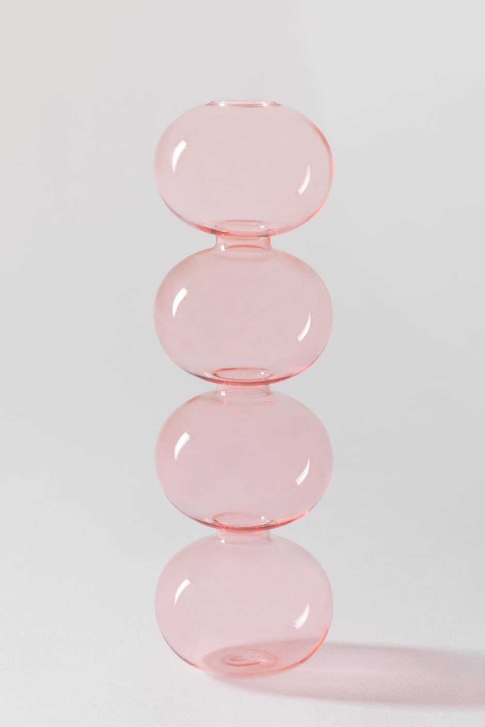 Sklum Nonza Vaso in Vetro Design 21 cm Fiori Secchi
