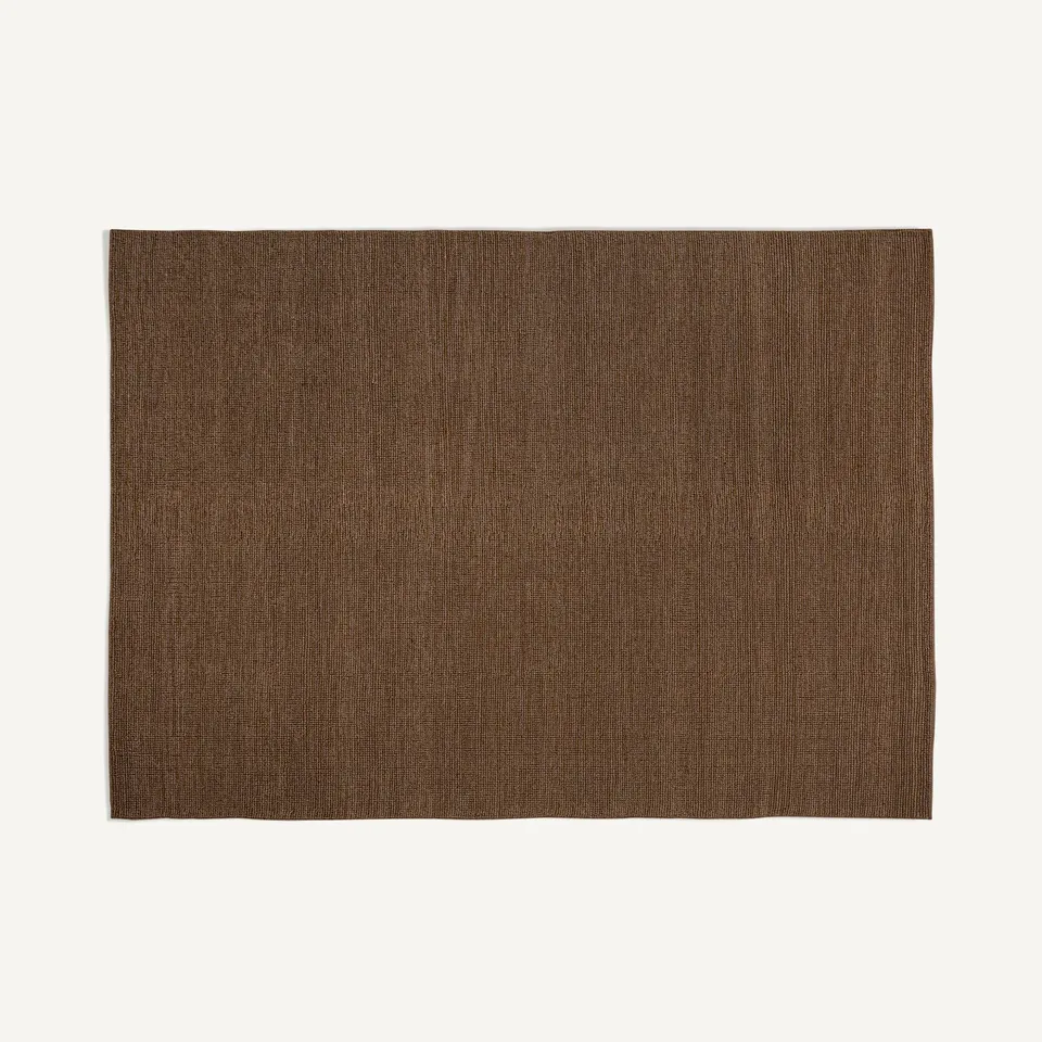 Bambua Tish tappeto juta cotone 340x240 marrone