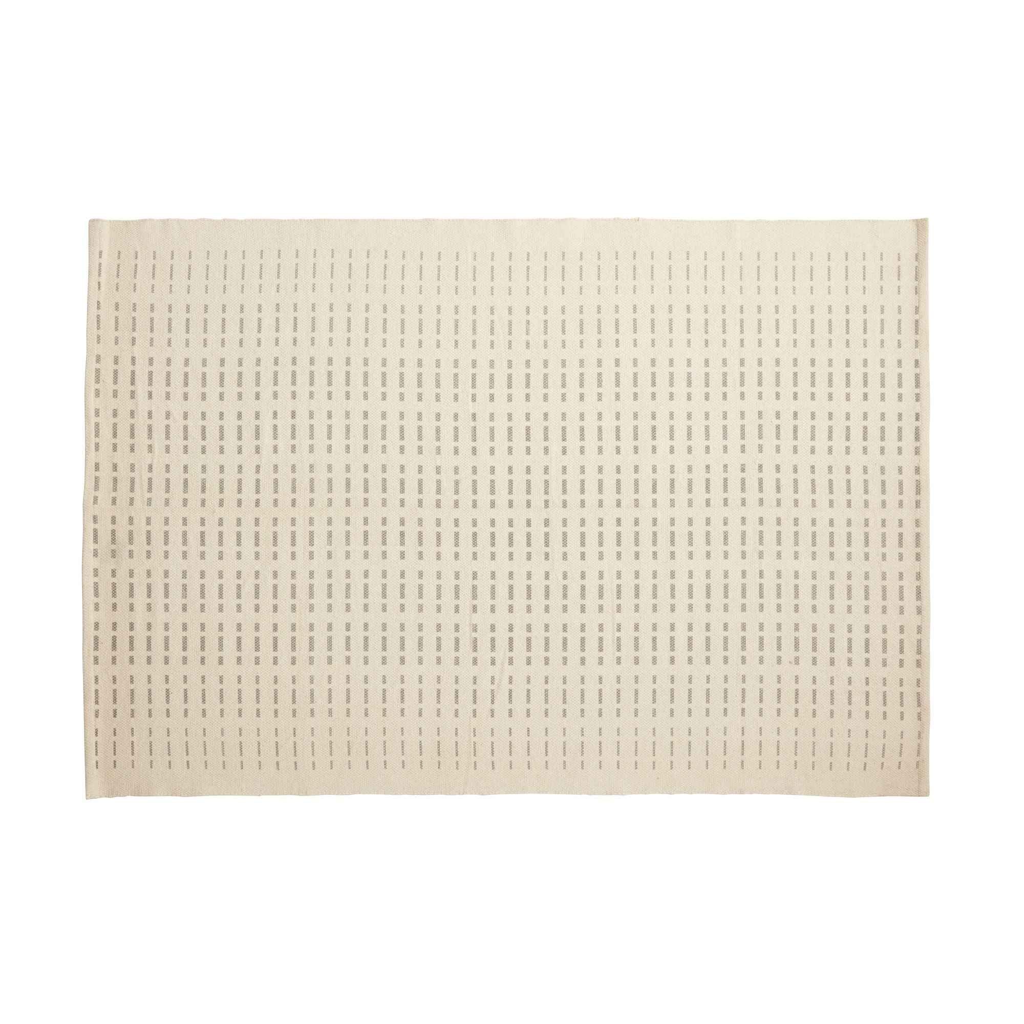 Bambua Pin tappeto cotone 120x180 beige grigio