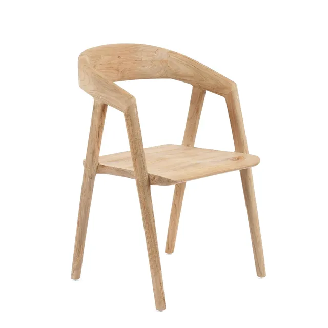 Bambua Teluk sedia da pranzo legno teak riciclato