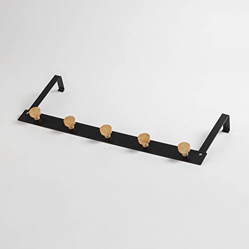 Sklum Kinsale appendiabiti da porta 50 cm nero ferro