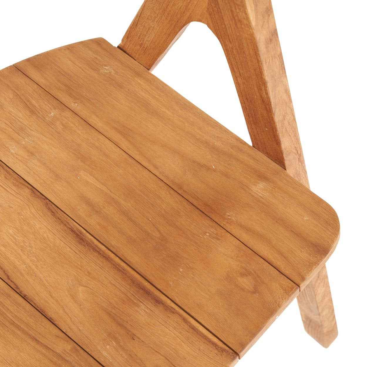 Bambua Nihi Sumba Sedia da Pranzo in Teak da Esterno