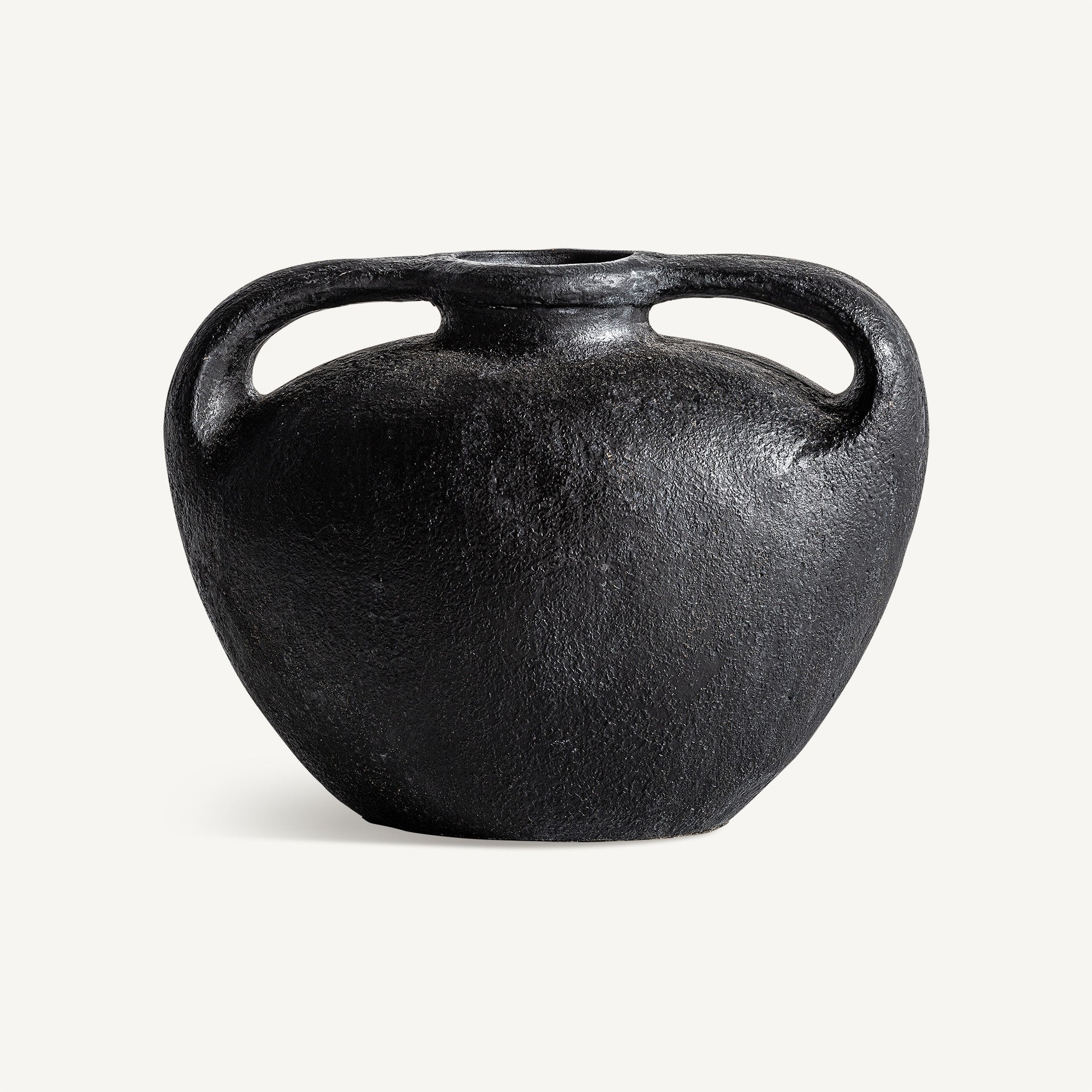 Bambua Ibor vaso terracotta nero
