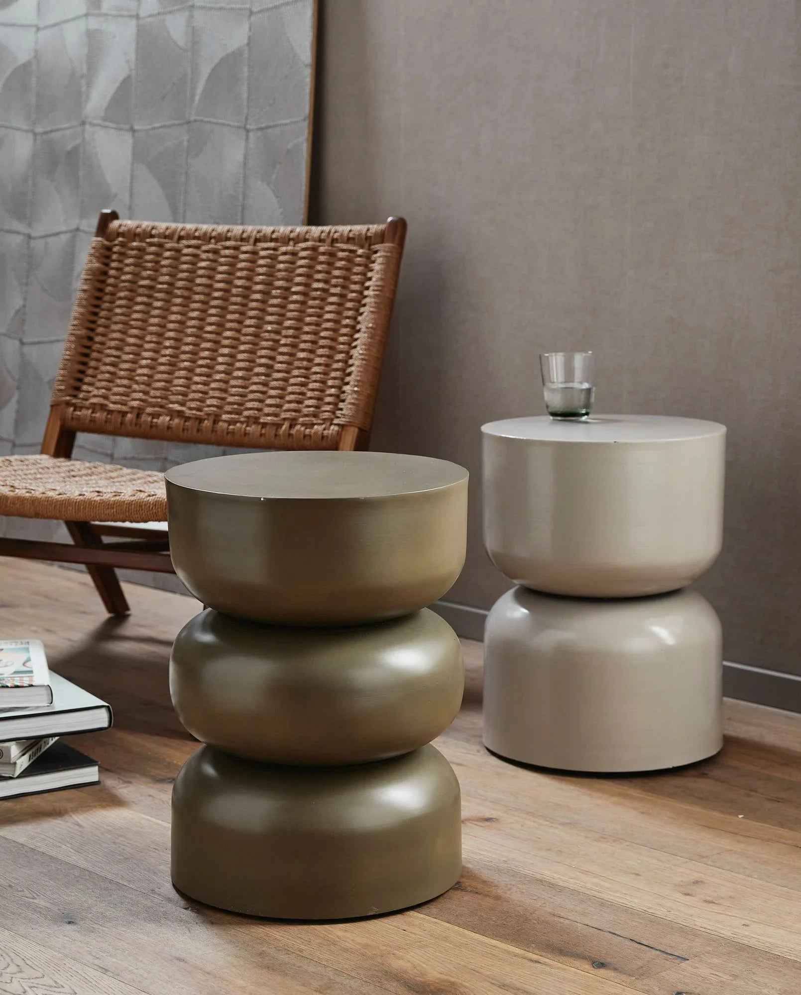 Bambua Matka tavolino grigio ferro 90 kg