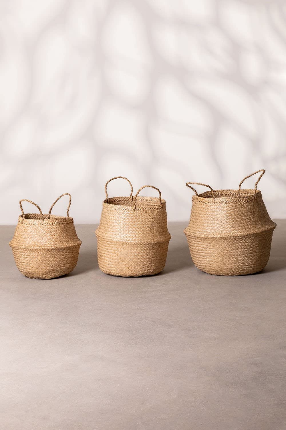 Sklum Kahs Cesta in Giunco 45 x 40 cm Naturale