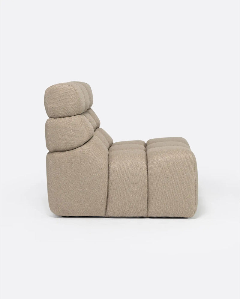 Bambua Chopin divano da giardino 1 posto sabbia outdoor