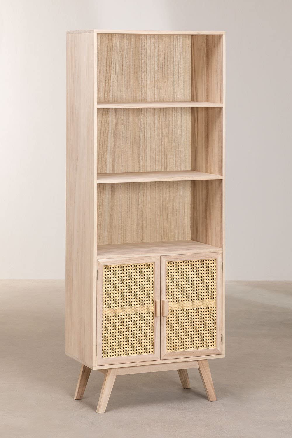Sklum Ralik Design armadio legno naturale rattan